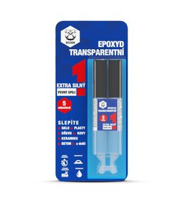 Epoxyd transparentní dvousložkový, 28g, BULDOK