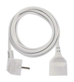 Kabel prodlužovací, 5m / 250V, bílá