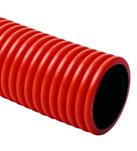 Chránička dvouplášťová, 450N, 52/63 mm, 50 m, červená, KOPOFLEX