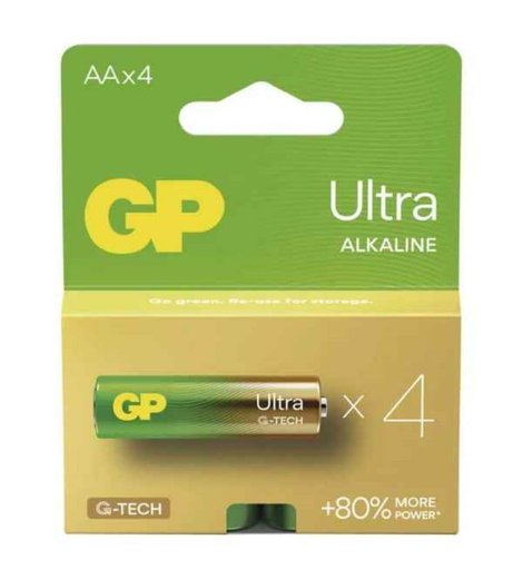 Baterie GP Ultra AA LR6, blistr