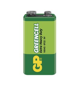 Baterie GP GREENCELL 9V 6F22 1SH, fólie