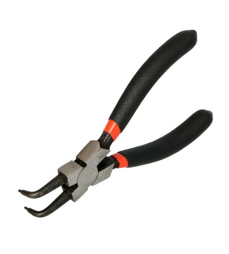 Kleště na segerovy kroužky vnější zahnuté FASTER TOOLS, 125 mm
