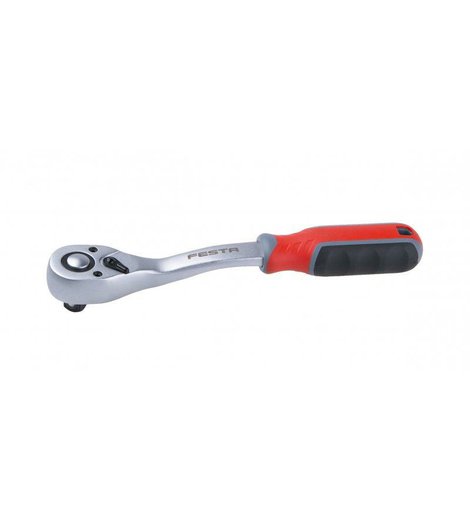 Ráčna vyhnutá PROFI, 3/8", CrV, 72 zubů, FESTA