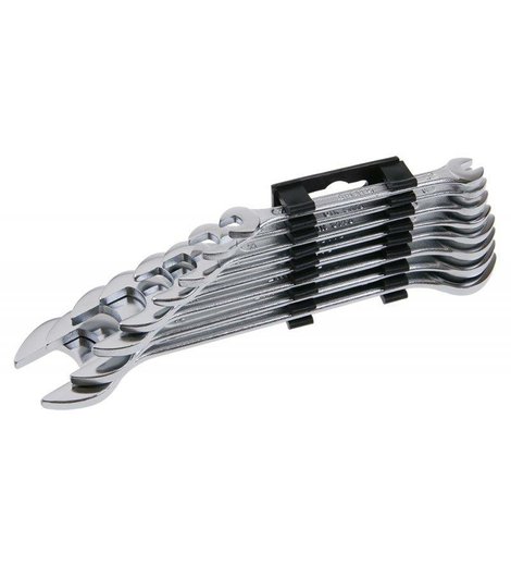 Klíče otevřené oboustranné 8 ks, 6 - 22 mm