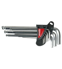 SET imbusů s kuličkou 1,5 - 10 mm, 9 ks, CrV, PROLINE