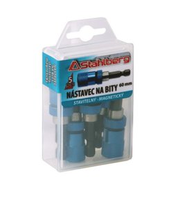 Nástavec na bity magnetický, 1/4" 60 mm, s dorazem, 1 ks, ENPRO