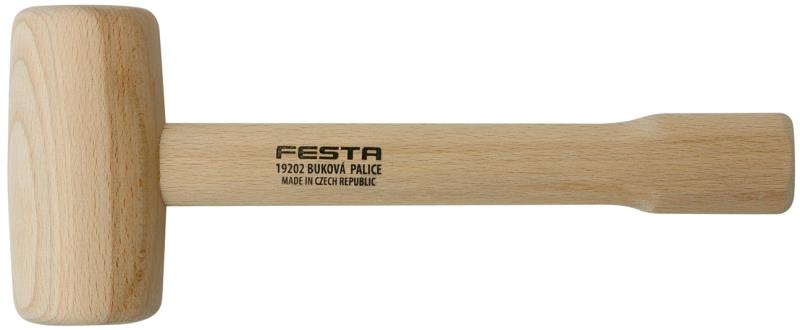 Palice dřevěná - buk, 260 g, 60 x 120 mm, FESTA