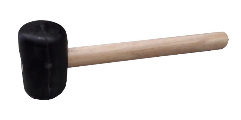 Palice gumová PROFI, 0,4 kg, 55 mm, dřevěná násada