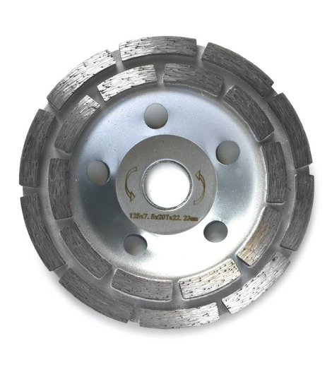 Kotouč diamantový brusný Turbo Abrasive Double Profi 125 x 22,2 mm, MT