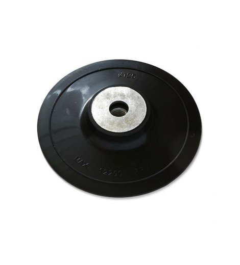 Unašeč brusného fíbrového papíru, hladký, 125 mm, závit M14