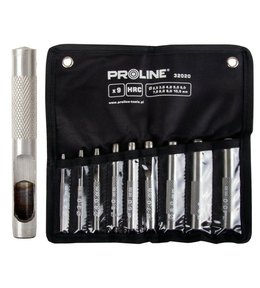 Děrovače, SET 9 ks,  Ø 2 - 22 mm PROLINE