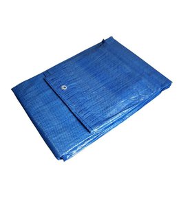 Plachta zakrývací EKONOMIK, 2 x 3 m, 55 g/m², modrá