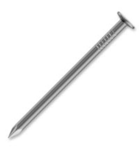 Hřebík stavební, 2,5 x 63 mm, 5 kg, CE
