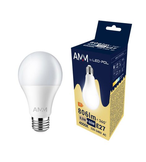 Žárovka AMM-E27-A60-8,5W-DW