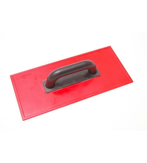 Hladítko plastové, 400 x 180 mm, červené