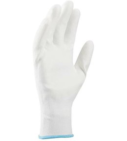 Rukavice pracovní máčené BUCK, bílé, vel. 10
