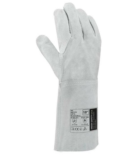 Rukavice pracovní svářečské MEL, velikost 10