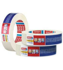 Páska maskovací, odstranitelná do 7 dnů, 50 m x 19 mm, žlutá, 4348 Professional, TESA