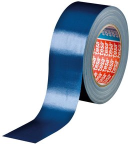 Páska maskovací textilní 4363, UV 2 týdny, 25 m x 50 mm, modrá, TESA