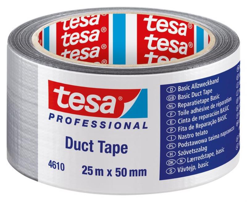 Páska opravná textilní 4610 Duct Tape, 25 m x 50 mm, stříbrná