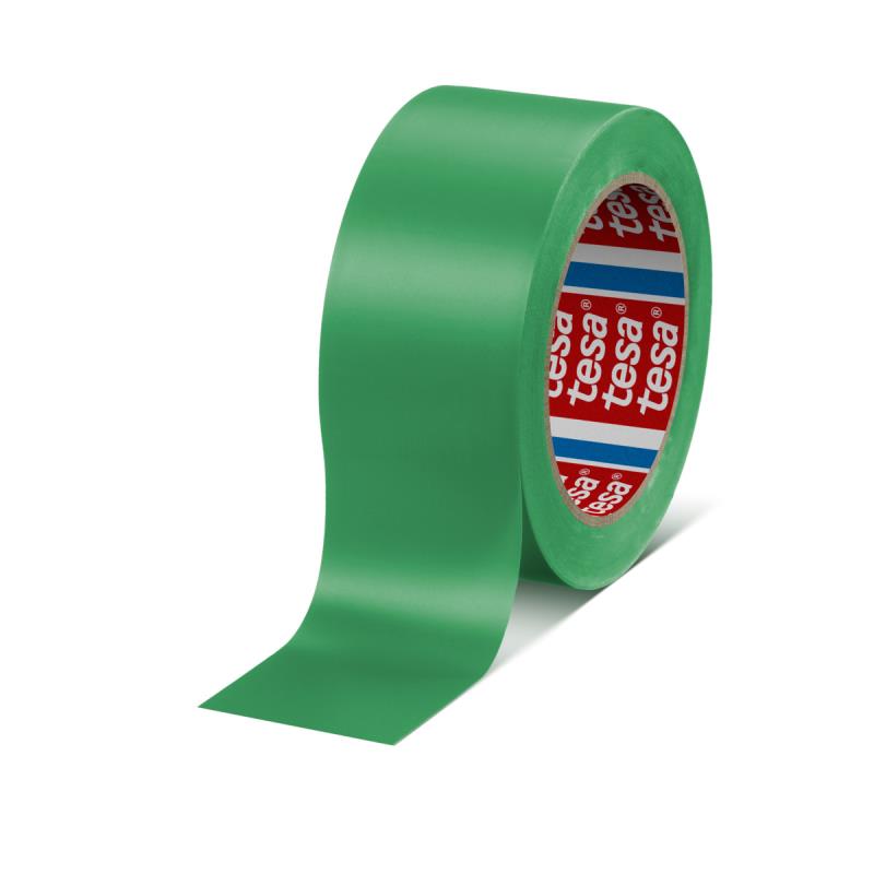 Páska výstražná samolepící PVC, 60760, 33 m x 50 mm, samolepící, zelená