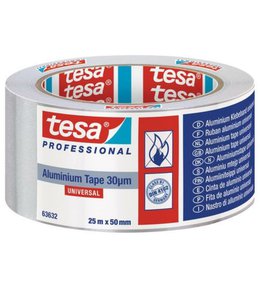 Páska hliníková s linerem 30 µ 63632, 50 m x 50 mm, TESA