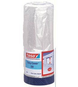 Fólie zakrývací, 14 m x 1800 mm, Easy Cover, Professional TESA