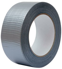 Páska textil - stříbrná DUCT, 48 mm x 10 m