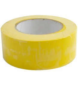 Páska trasovací, 50 mm x 0,15 mm x 50 m, žlutá