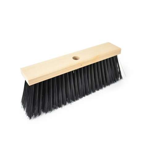 Koště silniční, 340 x 75 mm, vlas 12 cm, černé