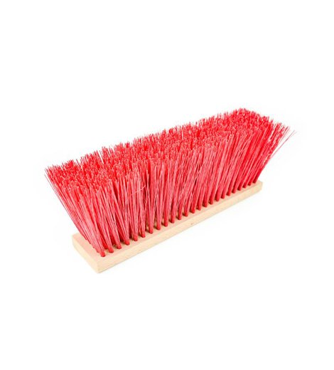 Koště silniční, 800 x 54 x 20 mm, vlas 80 mm červený