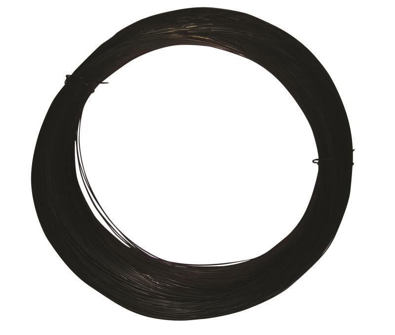 Drát vázací, 1,25 mm, 15 kg, černý