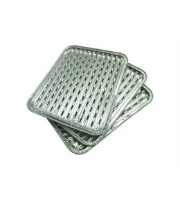 Tácky grilovací ALU, hranatý 34 x 22 x 2,3 cm, set 3 ks