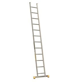 Žebřík Al, P 1 x 14 příček, 4,10 m, nosnost 150 kg, ALVE 8114