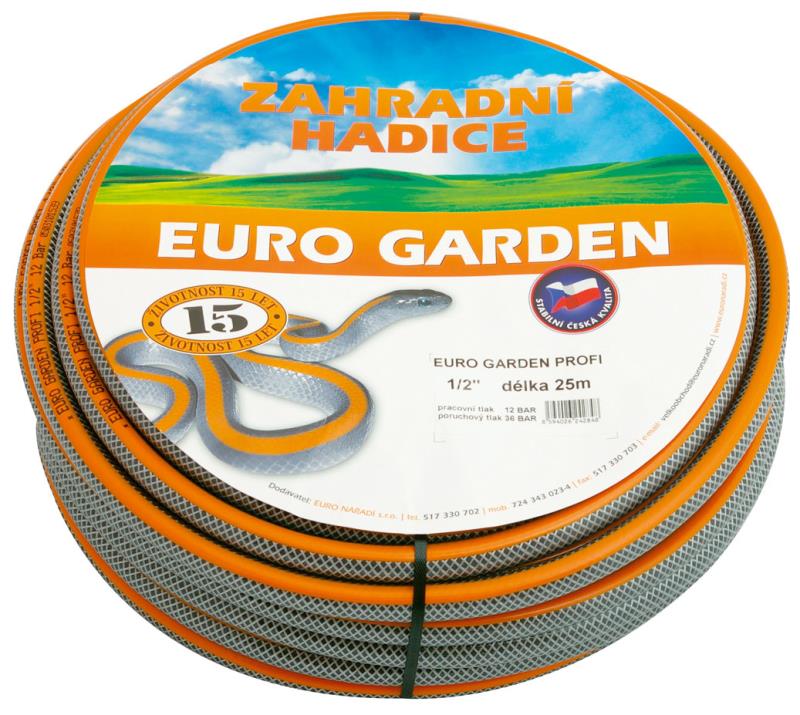 Hadice EURO Garden PROFI 1/2", 25 m