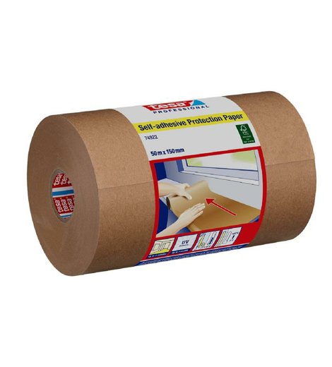 Papír zakrývací samolepící, 50 m x 300 mm, TESA