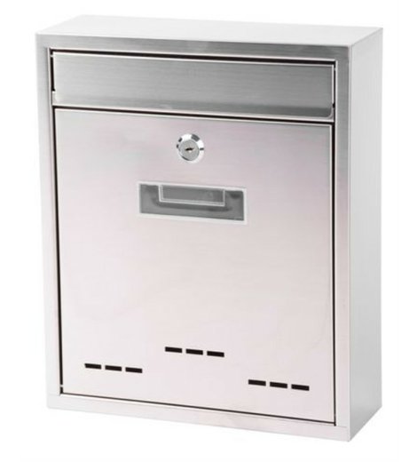 Schránka poštovní FLATBOX 260 x 90 x 310 mm, nerezová