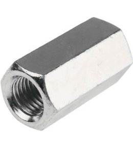 Matice spojovací pozinkované M10, 17 x 30 mm, DIN 6334