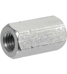 Matice spojovací pozinkované M10, 17 x 30 mm, DIN 6334
