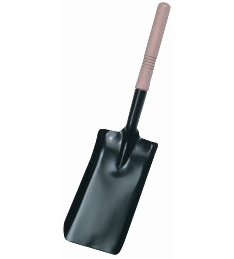 Lopatka na uhlí lakovaná s dřevěným držadlem