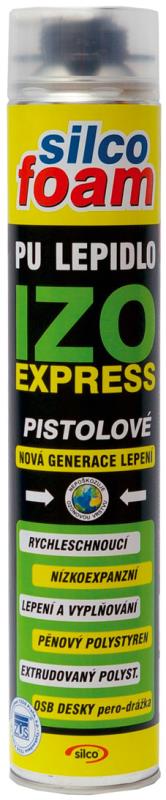Lepidlo PU fasádní izolace EXPRESS, 750 ml, SILCOFOAM