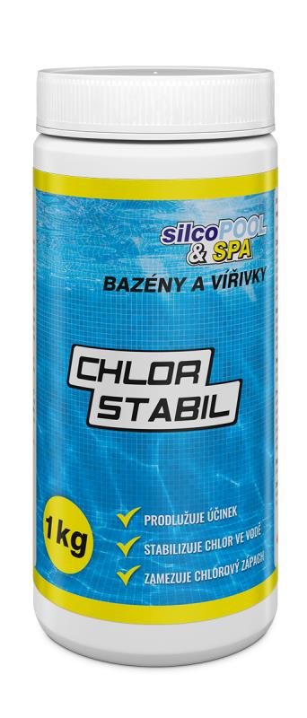 Chemie bazénová, Chlor stabil, 1 kg, SILCO