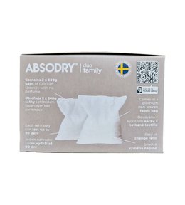 Náhradní sáčky do pohlcovače vlhkosti Everbrand Absodry Duo Family Bag 6, 2 x 600 g