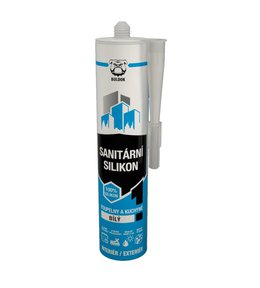 Silikon sanitární bílý 280 ml, BULDOK