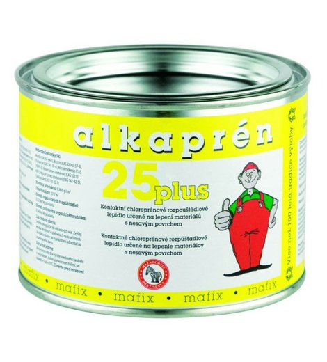 Lepidlo, bez toluenu, ALKAPREN 25 PLUS, 0,5l (350g)