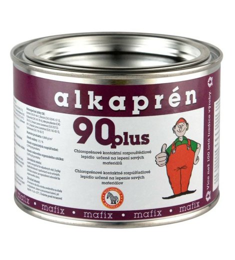 Lepidlo, bez toluenu, ALKAPREN 90 PLUS, 0,5l (350g)