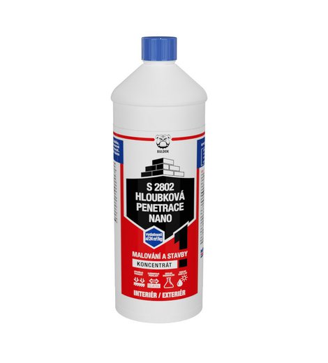 Penetrace hloubková NANO, S 2802, 1kg, BULDOK