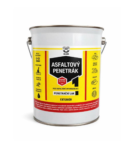 Penetrák asfaltový, 5l, BULDOK