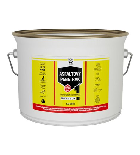 Penetrák asfaltový, 10l, BULDOK