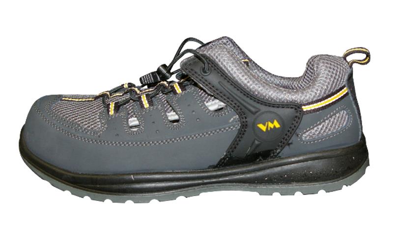 Sandál bezpečnostní kožený v kombinaci s textilem MARIBOR 2265-S1NON, velikost 45